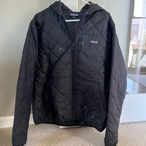 Patagonia Black Diamond Quilted Bomber Hoodie L